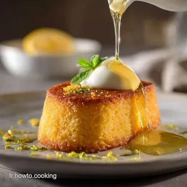 G&acirc;teau de Semoule au Citron Fondant : Recette Moelleuse et Parfumee Fiche recette