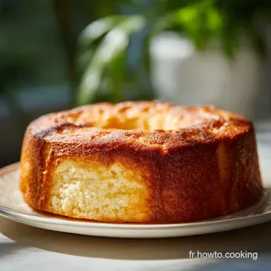 G&acirc;teau au Yaourt Moelleux &agrave; la Vanille pour 8 Fiche recette