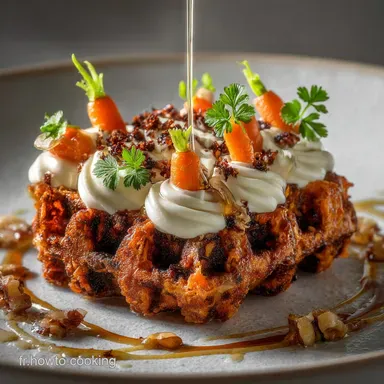 Gaufre &agrave; la Carotte Le Moelleux &Eacute;pic&eacute; du Carrot Cake en version croustillante Fiche recette