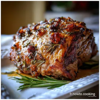 Gigot de sept heures au four - Recette Gastronomique Fiche recette