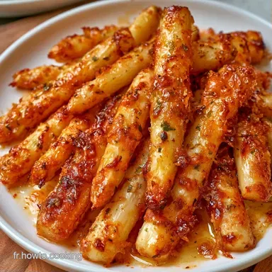 Gratin Asperges Parmesan pour 4 Personnes Fiche recette