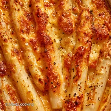 Gratin D'Asperges Blanches pour 4 Fiche recette