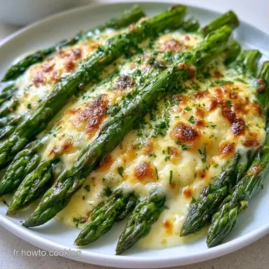 Gratin D'Asperges Hollandaise: 4 Portions Fiche recette
