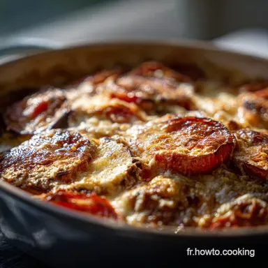 Gratin dAubergines &agrave; la Sauce Tomate : La Recette Fondante et L&eacute;g&egrave;re Fiche recette