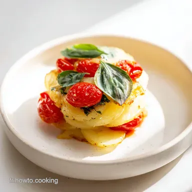 Gratin Pommes De Terre Mozzarella pour 4 Fiche recette