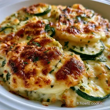 Gratin Pommes Terre Courgettes pour 4 Fiche recette
