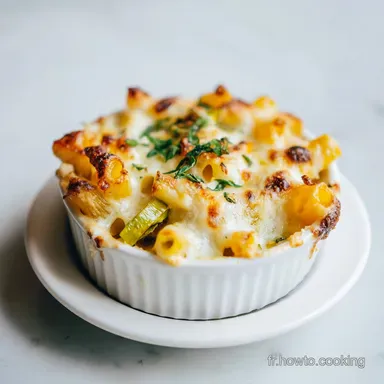 Gratin Rigatoni Poireaux Courge R&ocirc;tie pour 4 Fiche recette