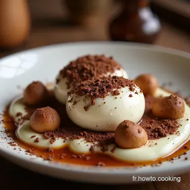 Îles Flottantes Noisette Chocolat Meringue Croustillante et Crème Intense Fiche recette