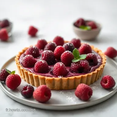 Tarte Framboise Maison: Un Air de P&acirc;tisserie Fran&ccedil;aise! Fiche recette