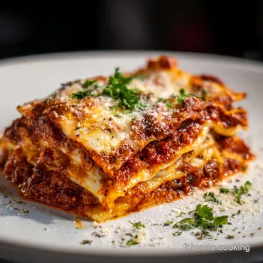 Lasagnes &agrave; la Bolognaise pour 6 Personnes Fiche recette