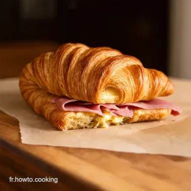 Croissant Jambon Fromage Une D&eacute;licieuse Recette Facile Fiche recette