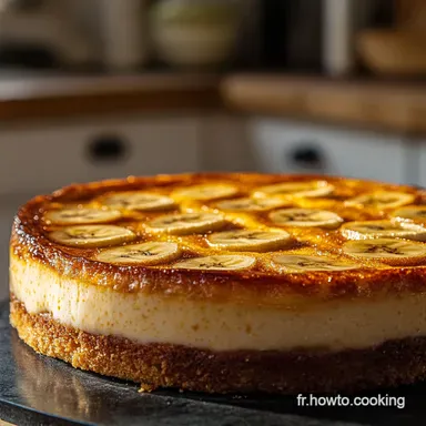 Le cake marbr banane cheesecake ultime Moelleux facile c&oelig;ur coulant Fiche recette