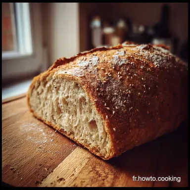 Mon Pain aux graines de nigelle Recette facile et moelleuse à la semoule Fiche recette