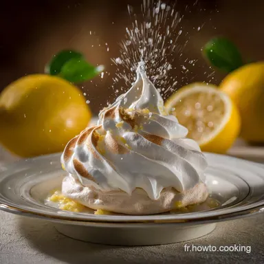 Citron Li&eacute;geois Cr&egrave;me Onctueuse et Meringue Italienne Parfaite Fiche recette