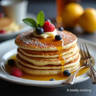Les Vrais Pancakes Am&eacute;ricains Faciles Ma Recette Inratable