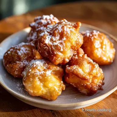 Beignets aux Pommes : Recette Maison &agrave; la Cannelle Fiche recette