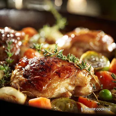 Le Mijot&eacute; de Poulet aux L&eacute;gumes Recette GrandM&egrave;re Fondante Fiche recette