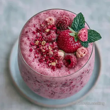 Milkshake Fruits Rouges Banane: 5 Min Fiche recette