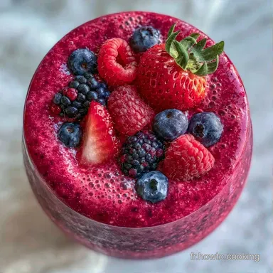 Milkshake Fruits Rouges en 5 Minutes Fiche recette