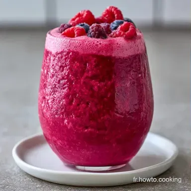 Milkshake Fruits Rouges en 10 Minutes Fiche recette