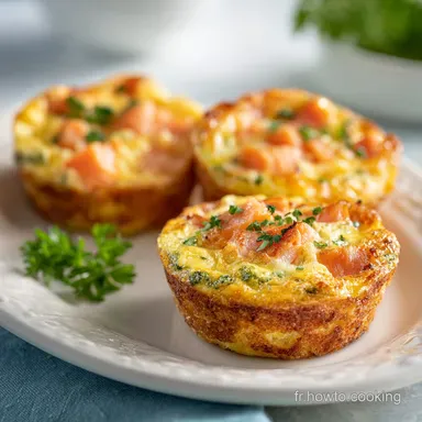Mini Quiches Poireaux Saumon Fum&eacute; Sans P&acirc;te : Recette en 40 min Fiche recette