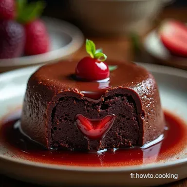 G&acirc;teau au Chocolat et &agrave; la Cerise Le Moelleux Fondant Parfait Fiche recette