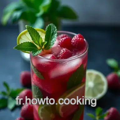 Mojito Framboise: Une &Eacute;vasion Fruit&eacute; et Rafra&icirc;chissante Fiche recette