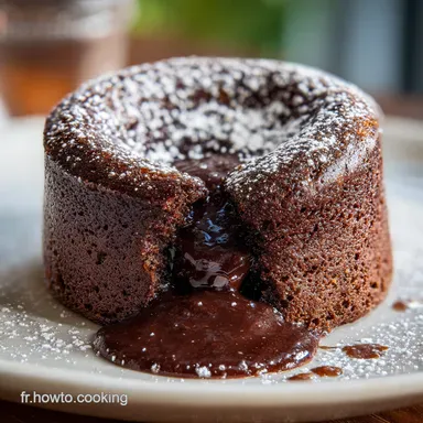 Moelleux au chocolat de Julie Recette facile et c&oelig;ur coulant inratable Fiche recette