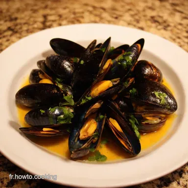 Moules Marini&egrave;res Faciles Un Go&ucirc;t de Bistro &agrave; la Maison Fiche recette