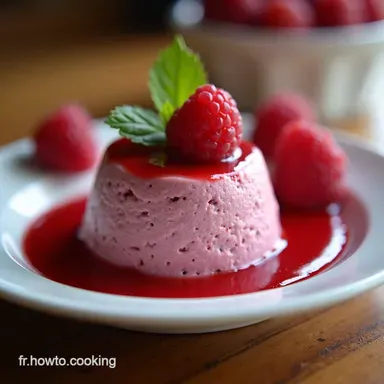 Mousses la framboise Recette Facile et Gourmande Fiche recette