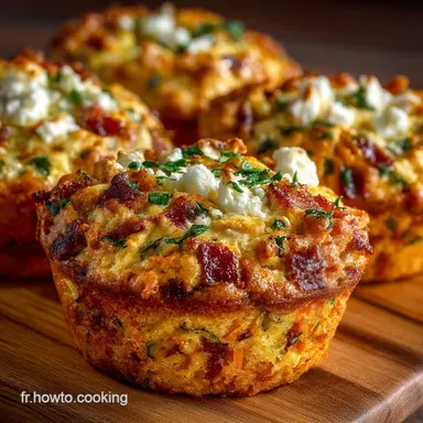 Muffins Carotte Bacon et Feta Le Secret des Muffins Salés Parfaits Fiche recette
