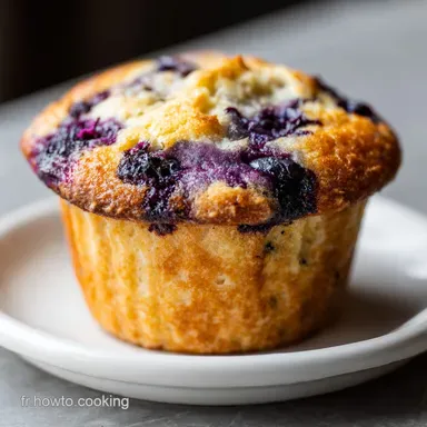 Muffins Myrtilles Faciles et Moelleux pour 12 Fiche recette