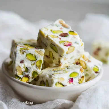 Nougat aux Pistaches : Recette Traditionnelle en 45 Minutes Fiche recette