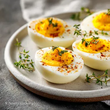 Oeuf &agrave; la Coque : Temps de Cuisson Parfait pour 2 Fiche recette