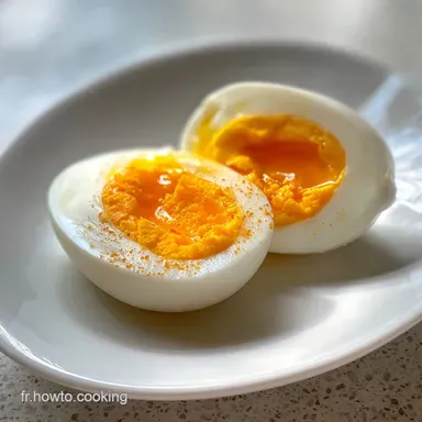 Oeuf mollet : cuisson parfaite en 6 minutes | Eau froide Fiche recette