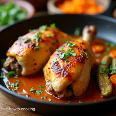 Cuisine Rapide Mon Poulet R&ocirc;ti OnePan Facile Fiche recette