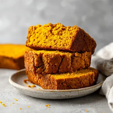 Pain &agrave; la Citrouille Moelleux en 1h 10min Fiche recette