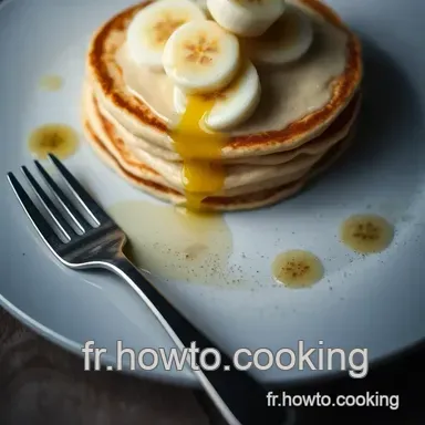 Pancakes &agrave; la Banane et Avoine : La Recette Sant&eacute; et Facile Fiche recette