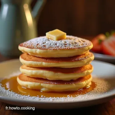 Recette Pancakes Moelleux La Technique Secrète pour des Pâtes Épais Fiche recette