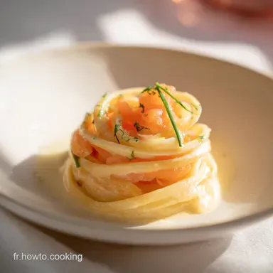 P&acirc;tes au Saumon Cr&egrave;me Citron: Le Bonheur Facile! ✨ Fiche recette