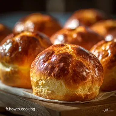 Petites Brioches L&eacute;g&egrave;res Recette A&eacute;r&eacute;e et Infaillible Fiche recette