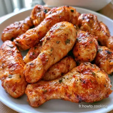 Pilon de poulet croustillant au four Fiche recette
