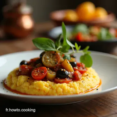 Polenta Taragna Crémeuse et Légumes du Soleil La Recette AntiGrumeaux Infaillible Fiche recette