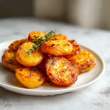 Pommes de Terre Saut&eacute;es Croustillantes pour 4 Personnes Fiche recette