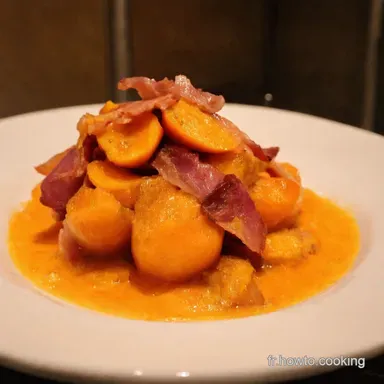 Potimarron Farci au SaintNectaire Lardons Le Plat dAutomne R&eacute;confortant Fiche recette
