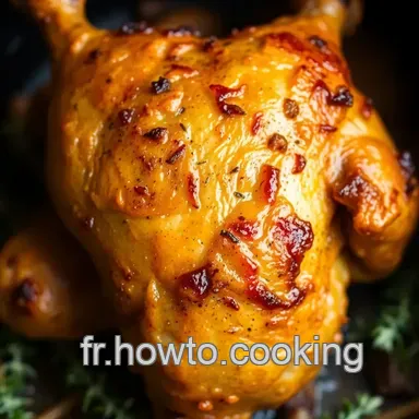 Poulet Air Fryer Croustillant: Le R&ocirc;ti Parfait en Un Temps Record! Fiche recette