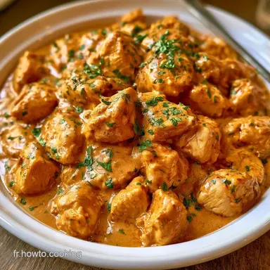 Poulet Beurre Cacahu&egrave;te au Lait de Coco Fiche recette