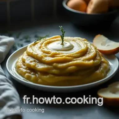 Pur&eacute;e de C&eacute;leri Rave Velout&eacute;e au Beurre : Un Accompagnement Savoureux Fiche recette