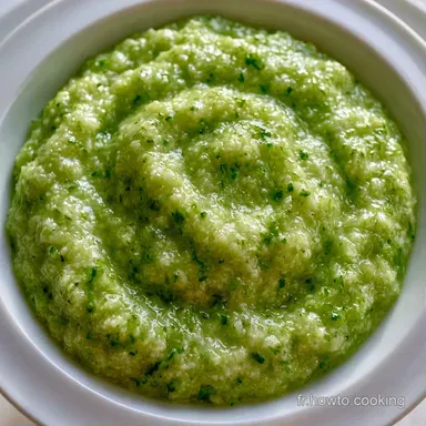 Pur&eacute;e De Courgette pour 4 Personnes Fiche recette