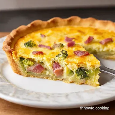 Quiche Brocolis Lardons Le Classique Facile et Gourmand Fiche recette